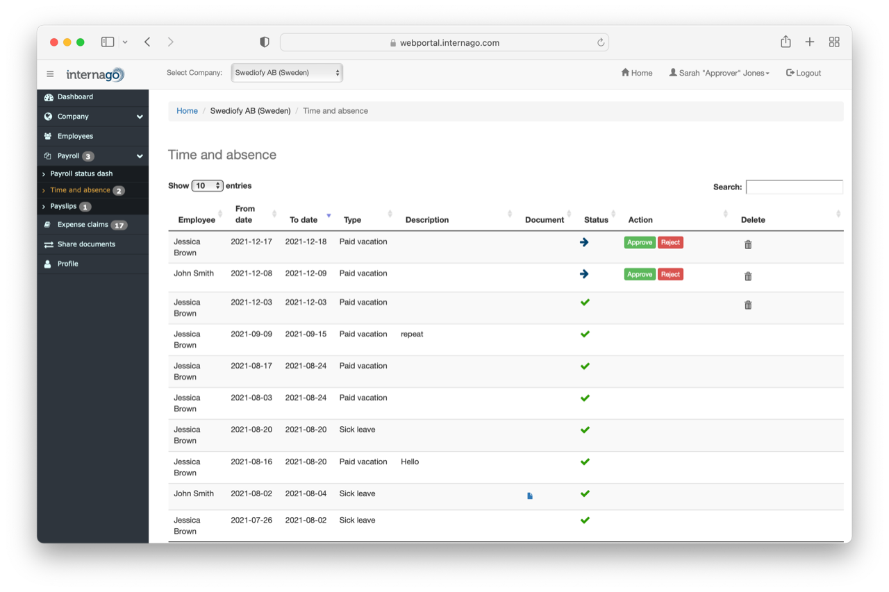 Payroll platform